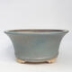 Ceramic bonsai bowl 24 x 24 x 11 cm, color blue - 1/3