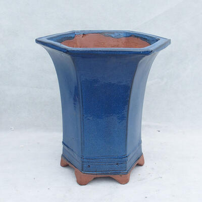 Bonsai bowl 31 x 28 x 32 cm, color blue - 1
