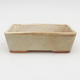 Ceramic bonsai bowl 2nd quality -12,5 x 9 x 4 cm, color gray - 1/4