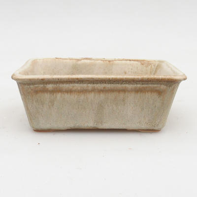 Ceramic bonsai bowl 2nd quality - 12 x 8 x 4 cm, color gray - 1