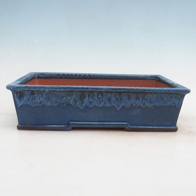 Bonsai bowl 31 x 22 x 8 cm, color blue - 1