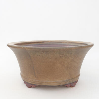 Ceramic bonsai bowl 24 x 24 x 11 cm, color brown - 1