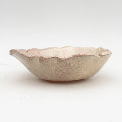 Ceramic bonsai bowl 2nd quality - 18 x 18 x 5 cm, color beige - 1