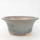 Ceramic bonsai bowl 28 x 28 x 12 cm, color blue - 1/3