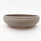 Ceramic bonsai bowl 18.5 x 18.5 x 5 cm, color green - 1/4