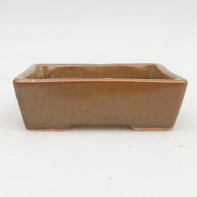 Ceramic bonsai bowl 2nd quality - 12 x 9 x 3,5 cm, color gray - 1