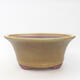Ceramic bonsai bowl 28 x 28 x 12 cm, color green - 1/3