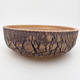 Ceramic bonsai bowl 20 x 20 x 6.5 cm, color cracked - 1/4