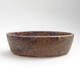 Ceramic bonsai bowl 14.5 x 9 x 4.5 cm, brown color - 1/3