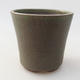 Ceramic bonsai bowl 9 x 9 x 8.5 cm, color green - 1/3