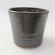 Ceramic bonsai bowl 10 x 10 x 8.5 cm, color green - 1/3