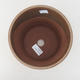 Ceramic bonsai bowl 16 x 16 x 16 cm, color brown - 1/3