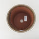 Ceramic bonsai bowl 15 x 15 x 17.5 cm, brown color - 1/3