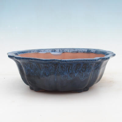 Bonsai bowl 28 x 28 x 9 cm, color blue - 1