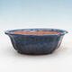 Bonsai bowl 28 x 28 x 9 cm, color blue - 1/7