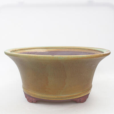 Ceramic bonsai bowl 32 x 32 x 14 cm, color green - 1