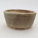 Ceramic bonsai bowl 7.5 x 6.5 x 3.5 cm, color green - 1/3