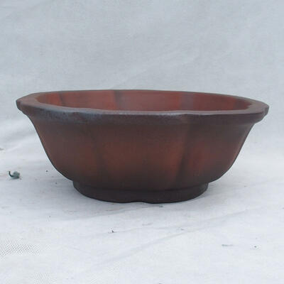 Bonsai bowl 28 x 28 x 10 cm, gray color - 1