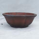 Bonsai bowl 28 x 28 x 10 cm, gray color - 1/7