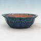 Bonsai bowl 28 x 28 x 9 cm, color blue - 1/7
