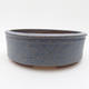 Ceramic bonsai bowl 16 x 16 x 5,5 cm, color blue - 1/4