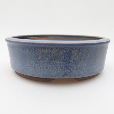 Ceramic bonsai bowl 16 x 16 x 5 cm, color blue - 1