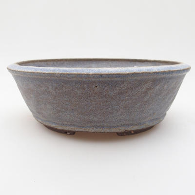 Ceramic bonsai bowl 16 x 16 x 5 cm, color blue - 1