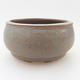 Ceramic bonsai bowl 9 x 9 x 5 cm, color blue - 1/4