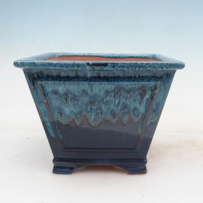 Bonsai bowl 20.5 x 20.5 x 15 cm, color blue - 1