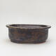 Ceramic bonsai bowl 22 x 18 x 8 cm, color brown - 1/3