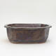 Ceramic bonsai bowl 21 x 16.5 x 7.5 cm, color brown - 1/3