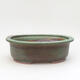 Ceramic bonsai bowl 25 x 20 x 8.5 cm, brown color - 1/3