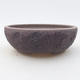 Ceramic bonsai bowl 16 x 16 x 5.5 cm, gray color - 1/4