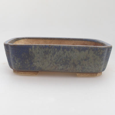 Ceramic bonsai bowl 17,5 x 14 x 5 cm, color blue - 1