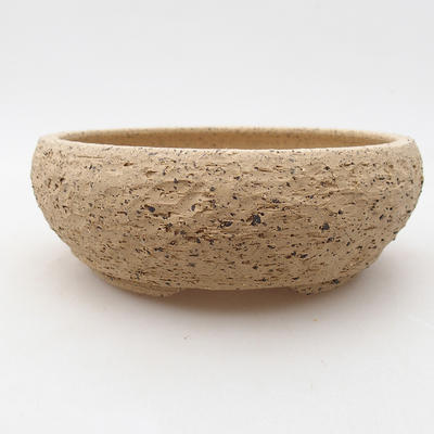 Ceramic bonsai bowl 15.5 x 15.5 x 5.5 cm, gray color - 1