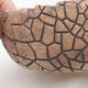 Ceramic Shell 16.5 x 13 x 5.5 cm, gray brown color - 1/3
