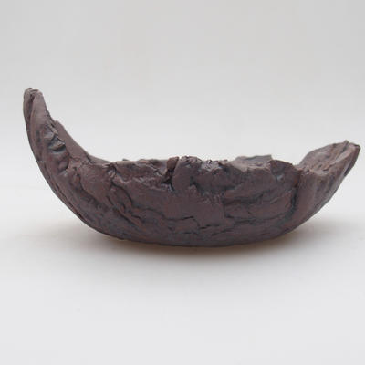 Ceramic Shell 14,5 x 11 x 7 cm, gray brown color - 1