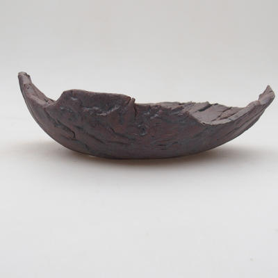 Ceramic Shell 16.5 x 12 x 5.5 cm, gray color - 1