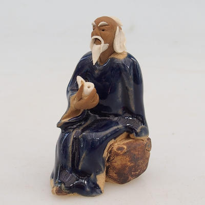 Ceramic figurine - sage with fajfkou - 1
