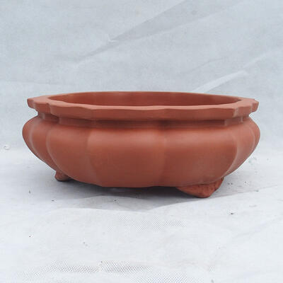 Bonsai bowl 35 x 35 x 12 cm, gray color - 1
