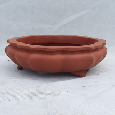 Bonsai bowl 27 x 27 x 8 cm, gray color - 1