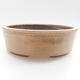 Ceramic bonsai bowl - 16 x 16 x 5,5 cm, color beige - 1/3
