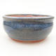 Ceramic bonsai bowl 10 x 10 x 4.5 cm, color blue - 1/4