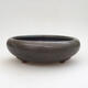 Ceramic bonsai bowl 19.5 x 19.5 x 6.5 cm, color gray - 1/3