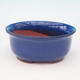 Ceramic bonsai bowl H 30 - 12 x 10 x 5 cm, Blue- 12 x 10 x 5 cm - 1/3