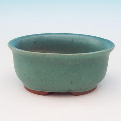Ceramic bonsai bowl H 30 - 12 x 10 x 5 cm, green- 12 x 10 x 5 cm - 1
