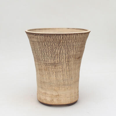 Ceramic bonsai bowl 16.5 x 16.5 x 19 cm, color cracked - 1