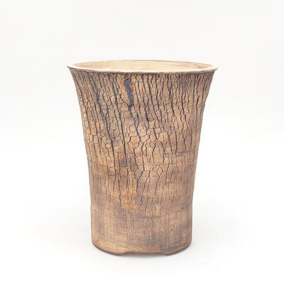 Ceramic bonsai bowl 16 x 16 x 20 cm, color cracked - 1