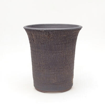 Ceramic bonsai bowl 17 x 17 x 18 cm, color cracked - 1