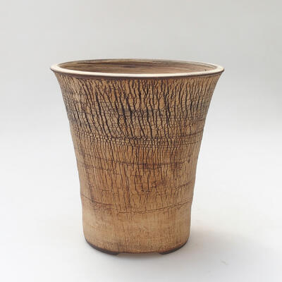 Ceramic bonsai bowl 16.5 x 16.5 x 17 cm, color cracked - 1